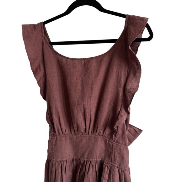 Free People Erin Minidress, Brown, Size M - Picture 6 of 10
